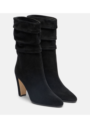 Manolo Blahnik Calasso suede mid-calf boots