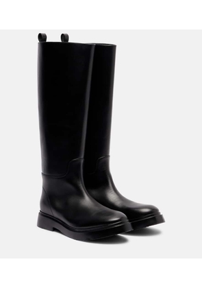 Proenza Schouler Bank leather knee-high boots