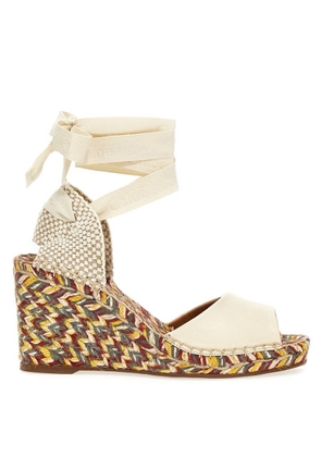 Chloe Piia Ankle-Wrap Wedge Sandals