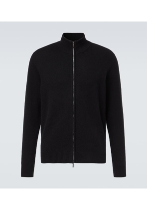 Saman Amel Halle ribbed-knit cashmere zip-up sweater