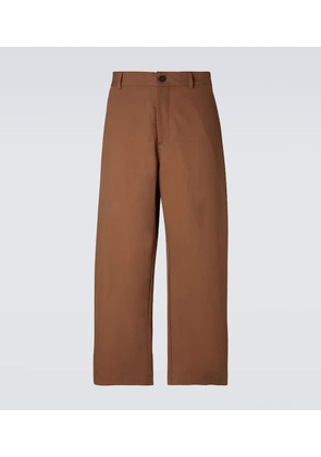 Studio Nicholson Bosworth cotton twill wide-leg pants