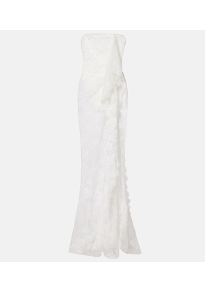 Christopher Esber Floating draped lace gown