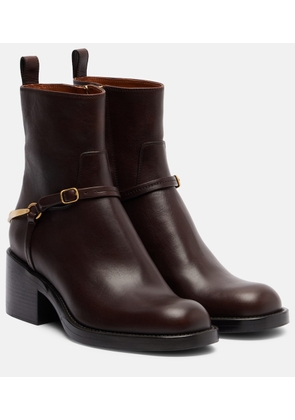 Chloe Dakota 60 leather ankle boots