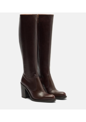 Chloe Leather knee-high boots