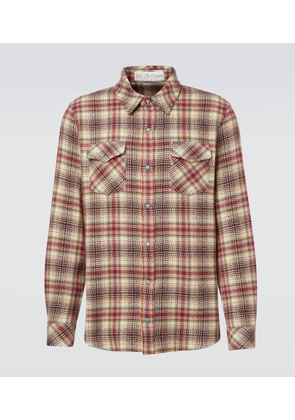 God's True Cashmere Balance cashmere shirt with emerald