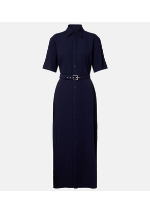Ralph Lauren Collection Belted wool midi dress