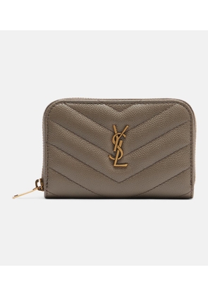 Saint Laurent Cassandre quilted leather card case