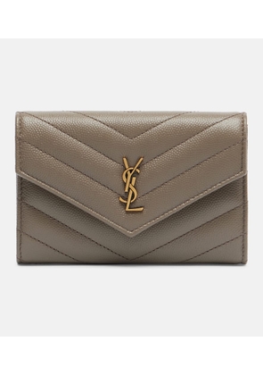Saint Laurent Cassandre leather card holder