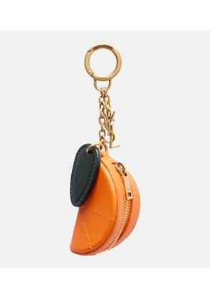 Saint Laurent Leather keychain