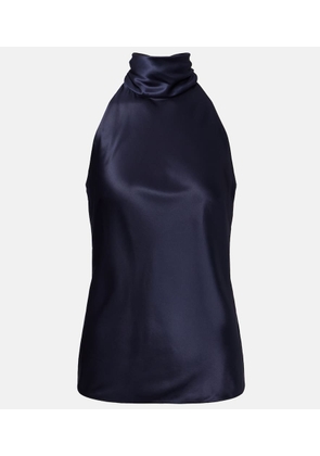 Ralph Lauren Collection Chilton silk-blend charmeuse top