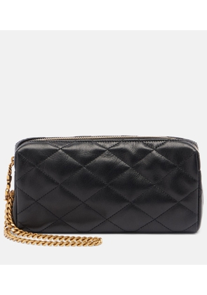 Saint Laurent Cassandre quilted leather clutch