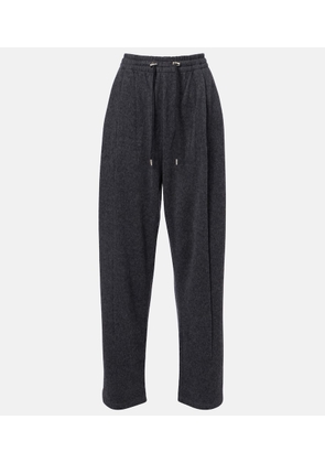 Prada Wool and cashmere tapered pants