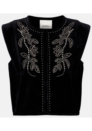 Isabel Marant Poppy embellished vest