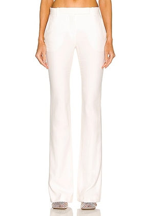 McQueen Tailored Pant in Light Ivory - Ivory. Size 36 (also in ).