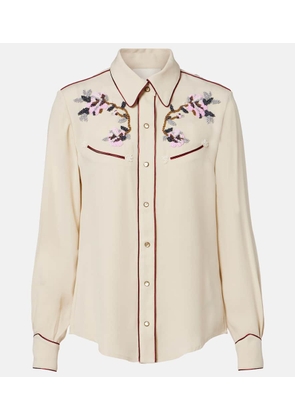 Isabel Marant Yzea beaded cady shirt