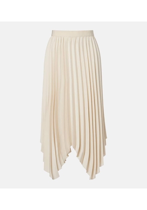 Isabel Marant Felixa plisse crepe midi skirt