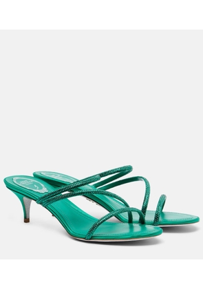 Rene Caovilla Crystal-embellished sandals