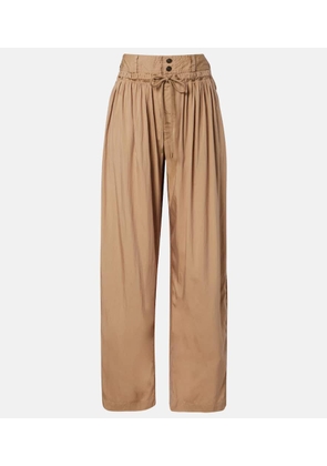 Isabel Marant Inaya layered wide-leg pants