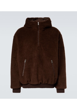 Prada Wool-blend teddy jacket