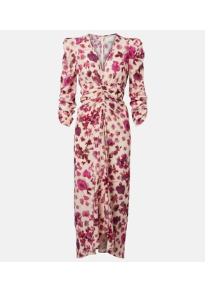 Isabel Marant Albini floral silk-blend midi dress