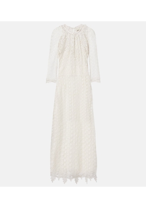 Isabel Marant Hayra cotton guipure lace maxi dress