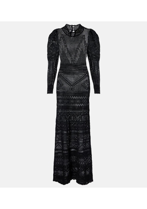 Isabel Marant Dione open-knit maxi dress