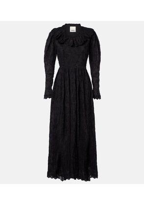 Isabel Marant Zoen floral cotton and silk maxi dress