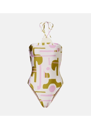 Adriana Degreas Balearic halterneck swimsuit