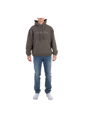 Nanushka Asphalt Cotton-Fleece Ever Hoodie