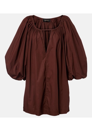 Adriana Degreas Cotton-blend minidress