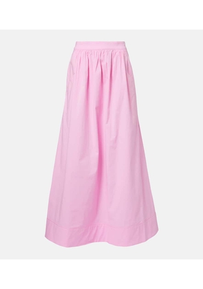 Adriana Degreas Opulence cotton maxi skirt