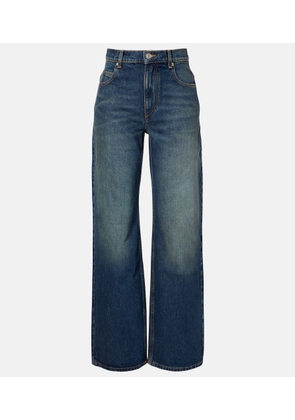 Isabel Marant Dromie mid-rise straight jeans