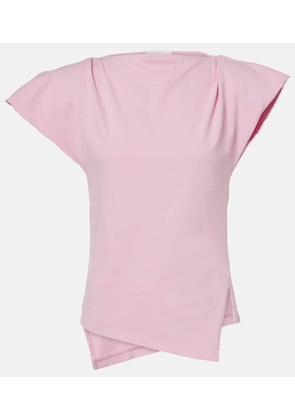 Isabel Marant Sebani asymmetric cotton jersey top
