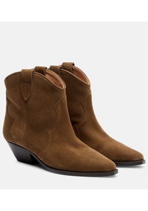 Isabel Marant Dewina suede cowboy boots