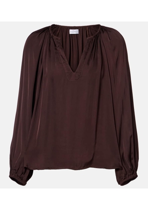 Velvet Lyla satin blouse