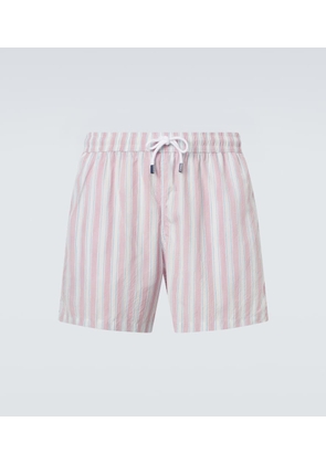 Fedeli Madeira striped swim trunks