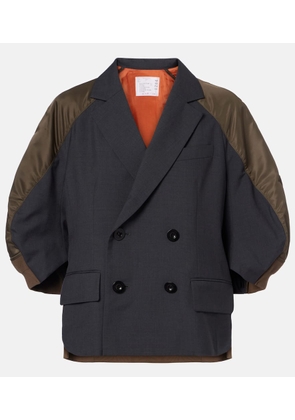 Sacai Paneled jacket