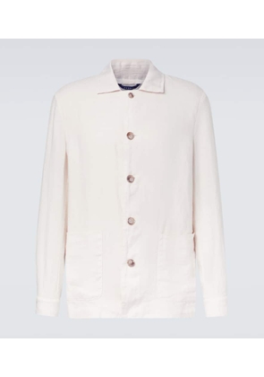 Fedeli Oxford linen jacket