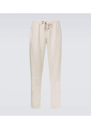 Fedeli Bonifacio linen tapered pants