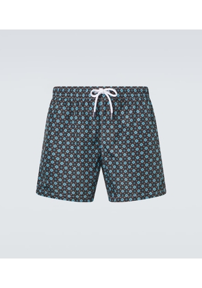 Fedeli Madeira printed swim trunks