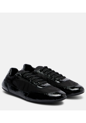Prada Collapse Re-Nylon and leather sneakers