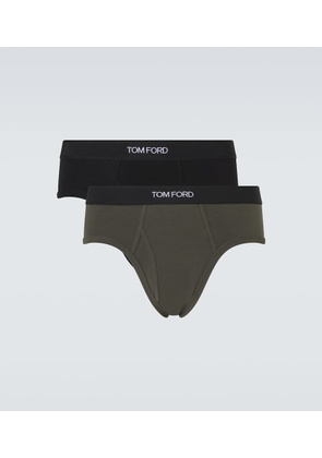 Tom Ford Set of 2 cotton-blend briefs