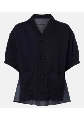 Sacai Paneled shirt