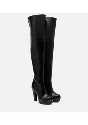 Chloe Lola studded leather over-the-knee boots