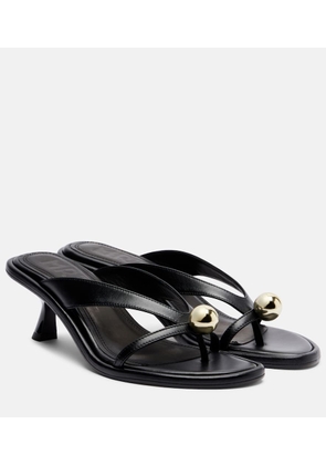 Souliers Martinez Estela leather thong sandals