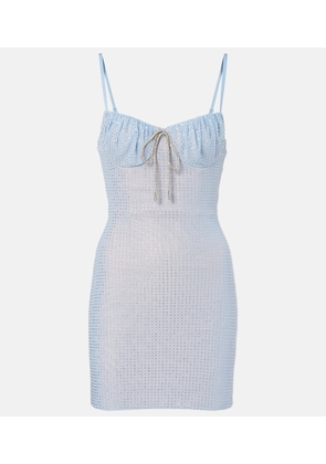 Area Crystal-embellished minidress