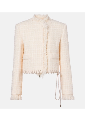 Area Embellished tweed jacket