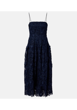 Rotate Lace midi dress