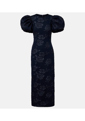 Rotate Ruby jacquard midi dress