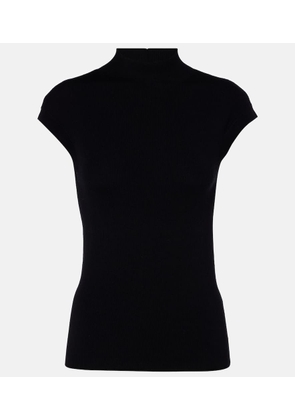 Jardin des Orangers Ribbed-knit virgin wool top